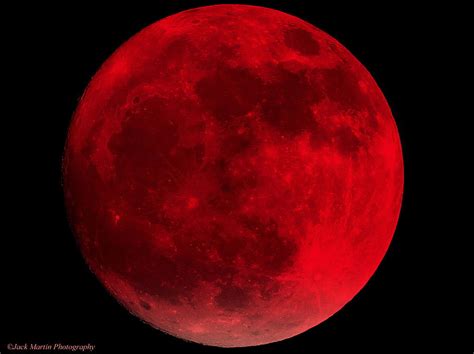 Occult blood red moon